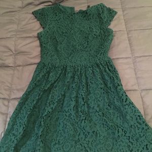 Emerald Lace dress